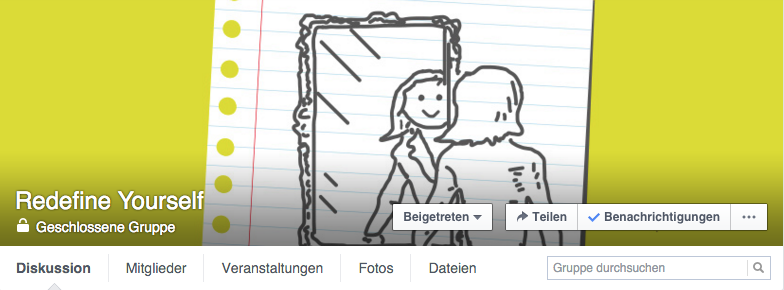 Facebook Gruppe Redefine Yourself